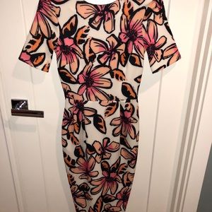 Floral pencil dress
